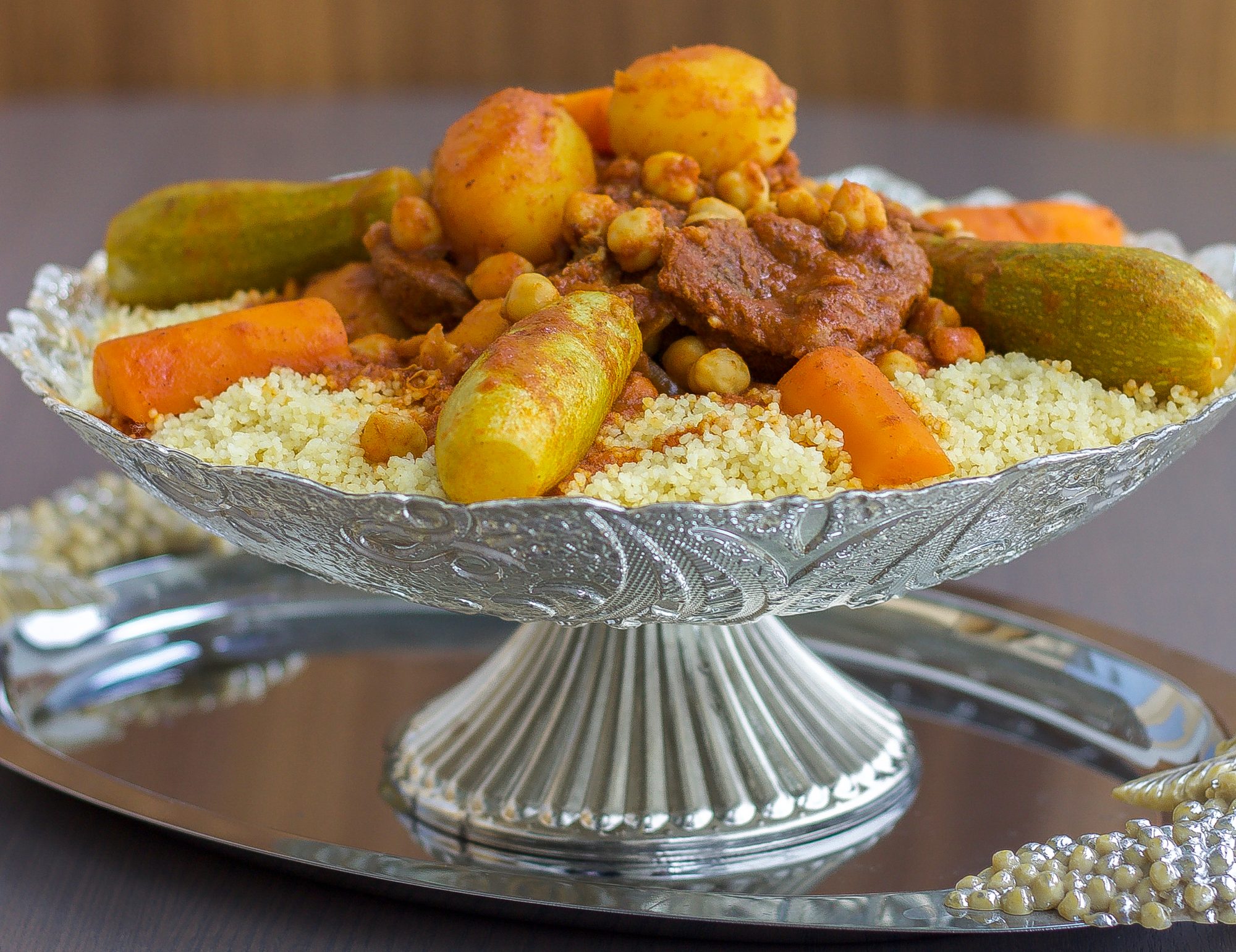 Couscous med lamm eller kyckling ZEINAS KITCHEN
