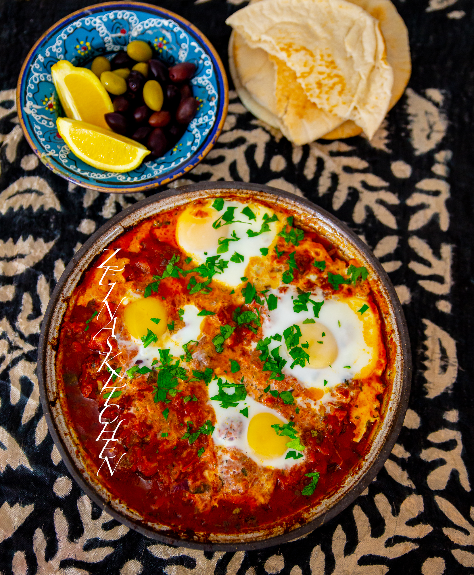 Kefta tagine Köttbullar i tomatsås med ägg ZEINAS KITCHEN