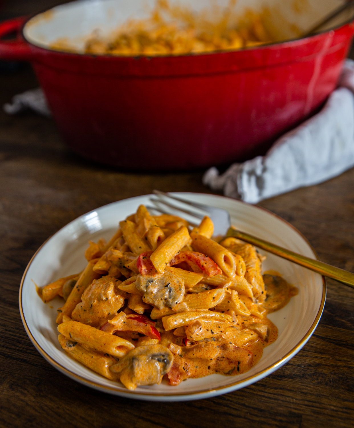 Krämig Pasta Med Kyckling Zeina