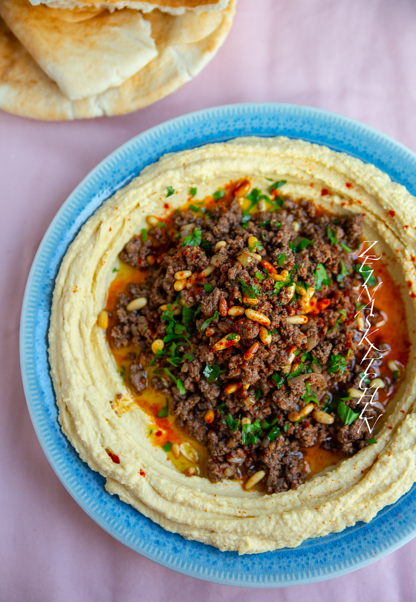 Hummus Med Köttfärs- Hummus B Lahme - ZEINAS KITCHEN