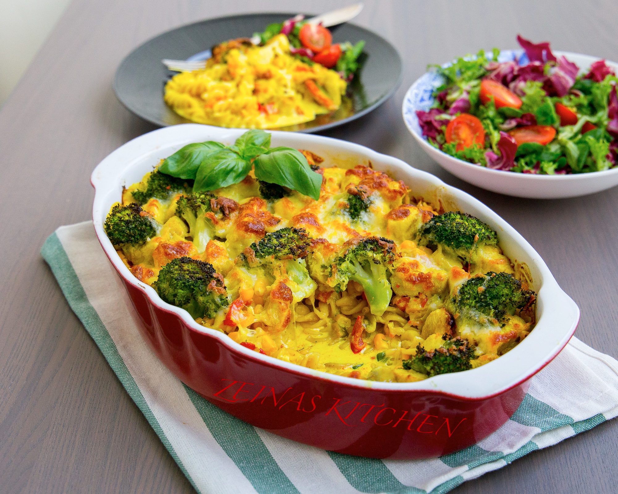 Pastagratäng med kyckling och curry ZEINAS KITCHEN