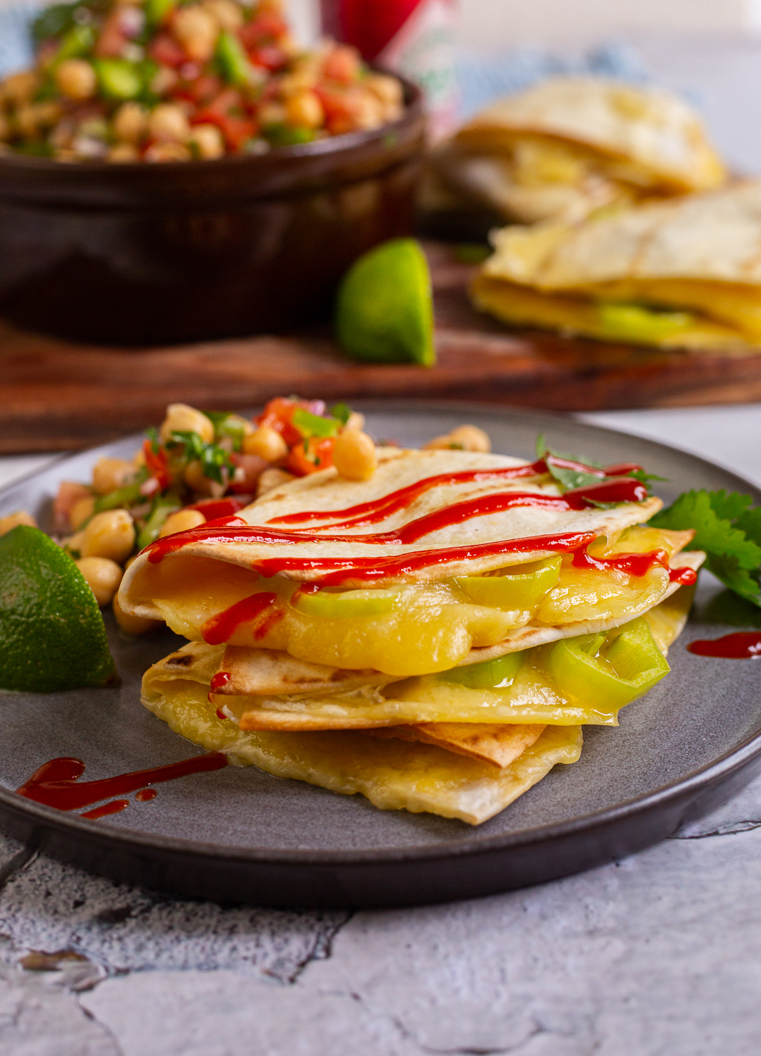 Quesadillas med ost Zeinas Kitchen